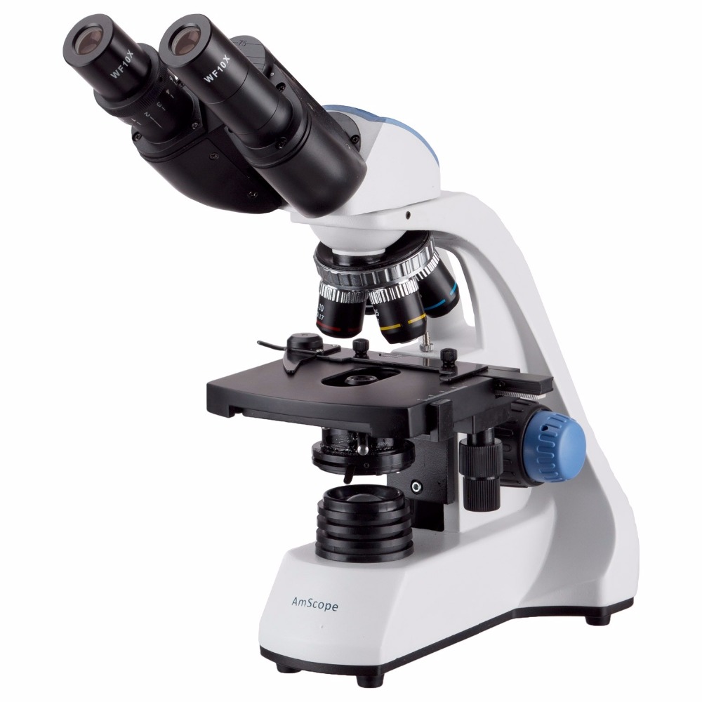 Microscope Compound 40X - 3D iki katmanlı mekanik sahne ile