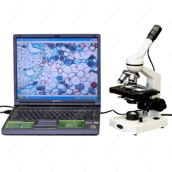 Microscope Compound 40X - AmScope M600 Serisi Öğrenci Monoküler Bileşik