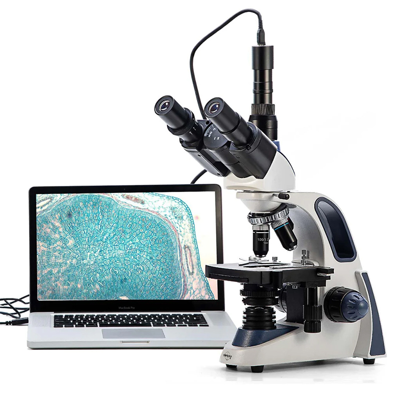 Microscope Compound 40X - SWIFT SW380T Kompozit Trinoküler Mikroskop, 40X-2500X