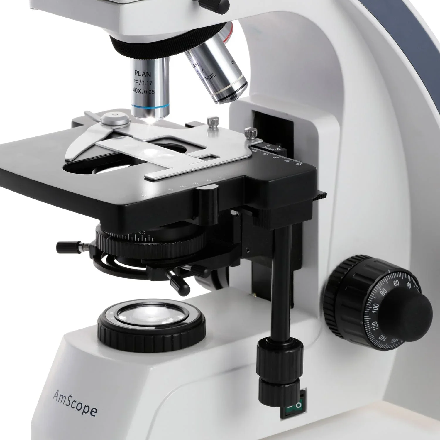 Microscope Compound 40X - 40X-3000X Plan Kohler Laboratuvar Araştırma Sınıfı
