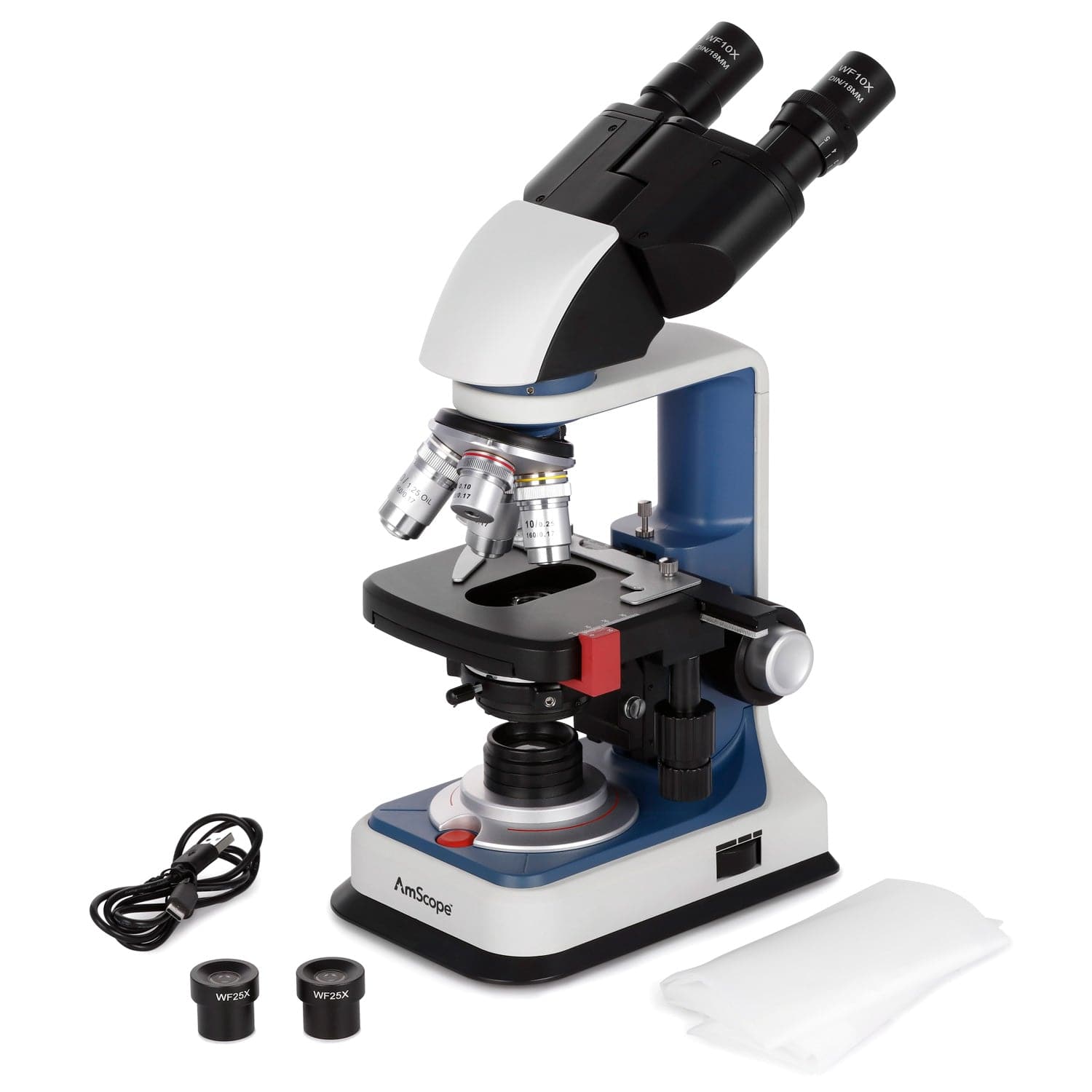AmScope 40X-2500X Büyütmeli Öğ - Microscope Compound 40X incelemesi ve fiyatı