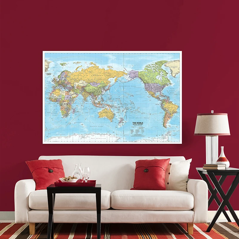Dünya Haritası 2012 Kumaş Büyü - Star Map Poster incelemesi ve fiyatı