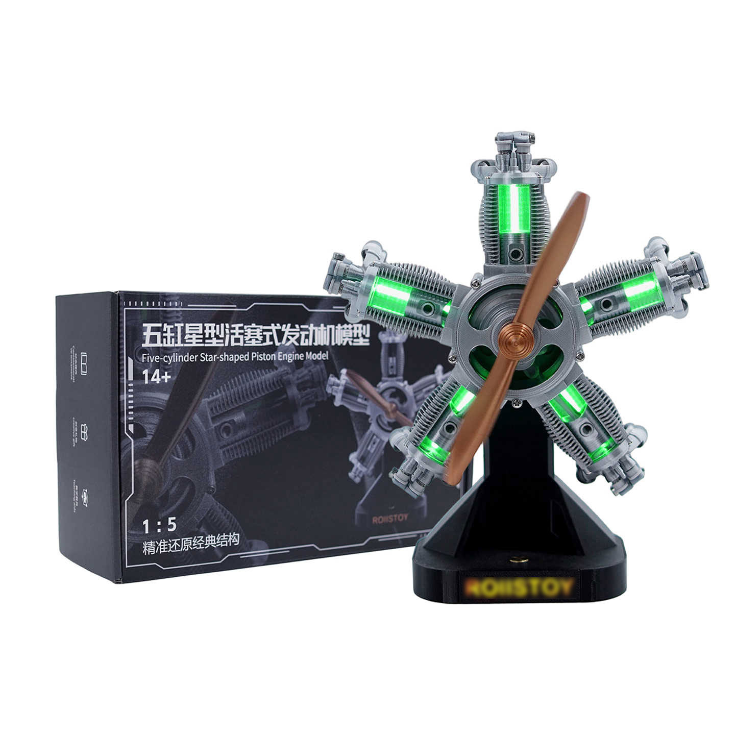 1:5 Ölçekli 5 Silindirli 4 Zam - Hobby Is Science incelemesi ve fiyatı