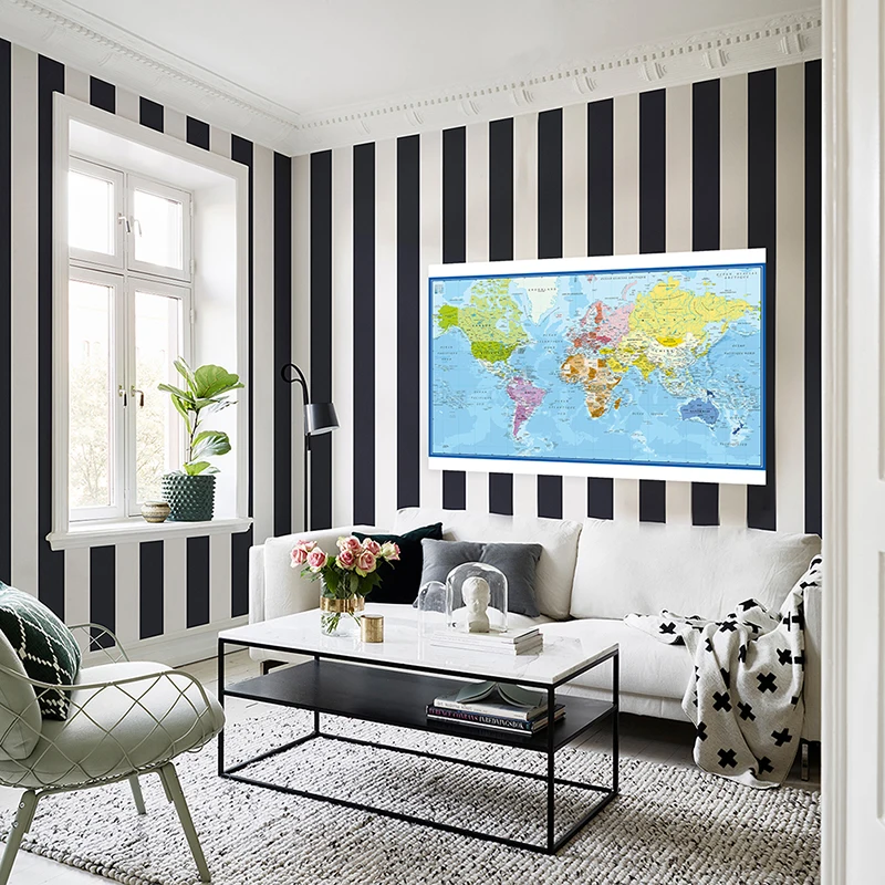 Carte Du Monde Dünya Haritası  - Star Map Poster incelemesi ve fiyatı