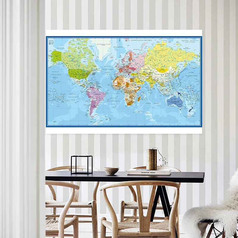 Carte Du Monde Dünya Haritası  - Star Map Poster incelemesi ve fiyatı