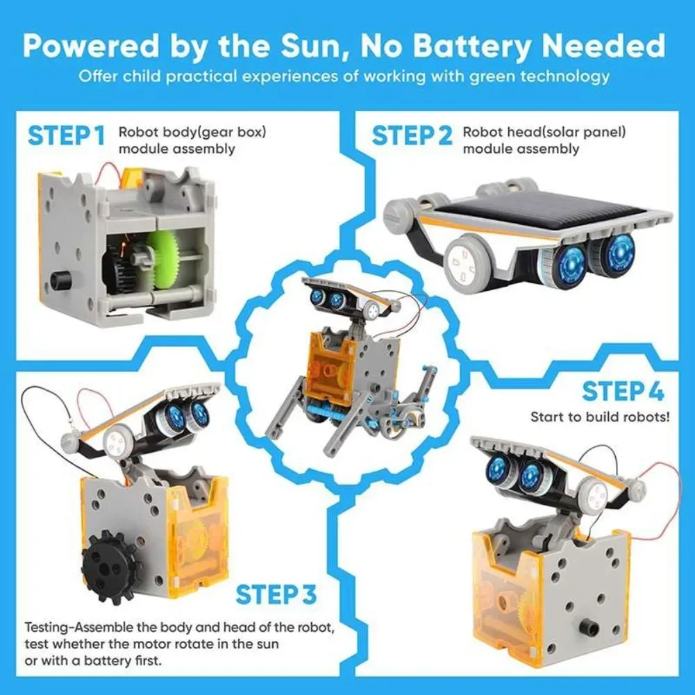 13 in 1 Güneş Enerjili Robot B - Science Project Diy incelemesi ve fiyatı