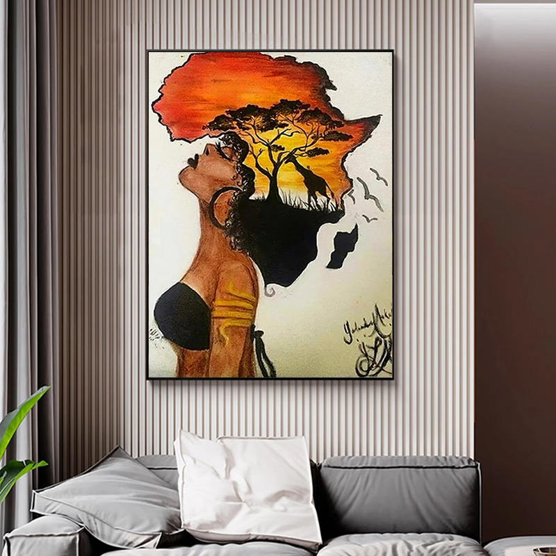 Klasik afrika kadın posterler  - Star Map Poster incelemesi ve fiyatı
